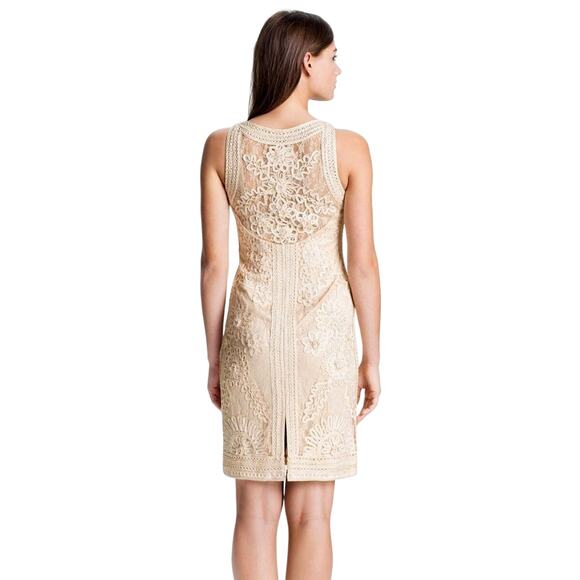 Sue Wong Nocturne Dress Soutache Embroidered Lace - Picture 3 of 16
